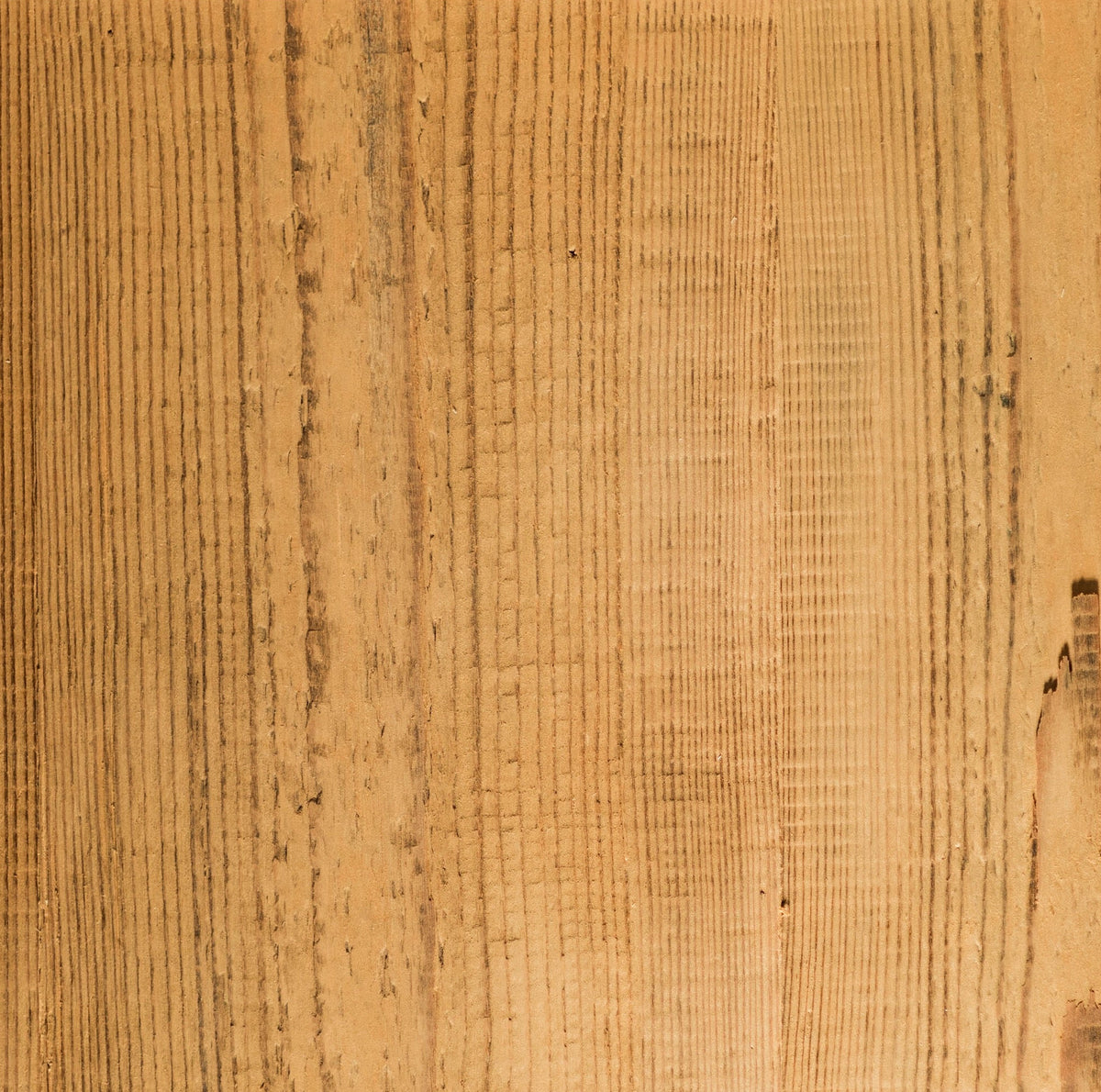 A sample of natural  unfinished wood for shelves and worktops with visible grain patterns and knots,
