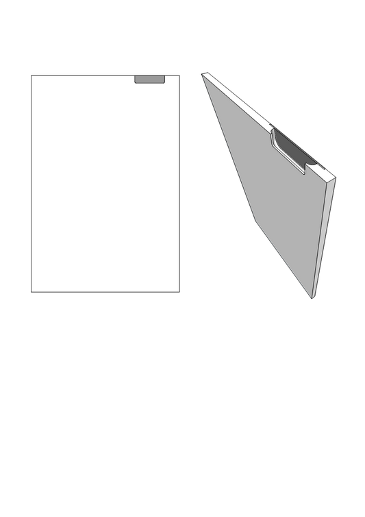 120mm handle recessed into top right of the door